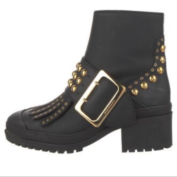 Burberry Whitchester Studded Buckle Bootie - Picture 4 of 8